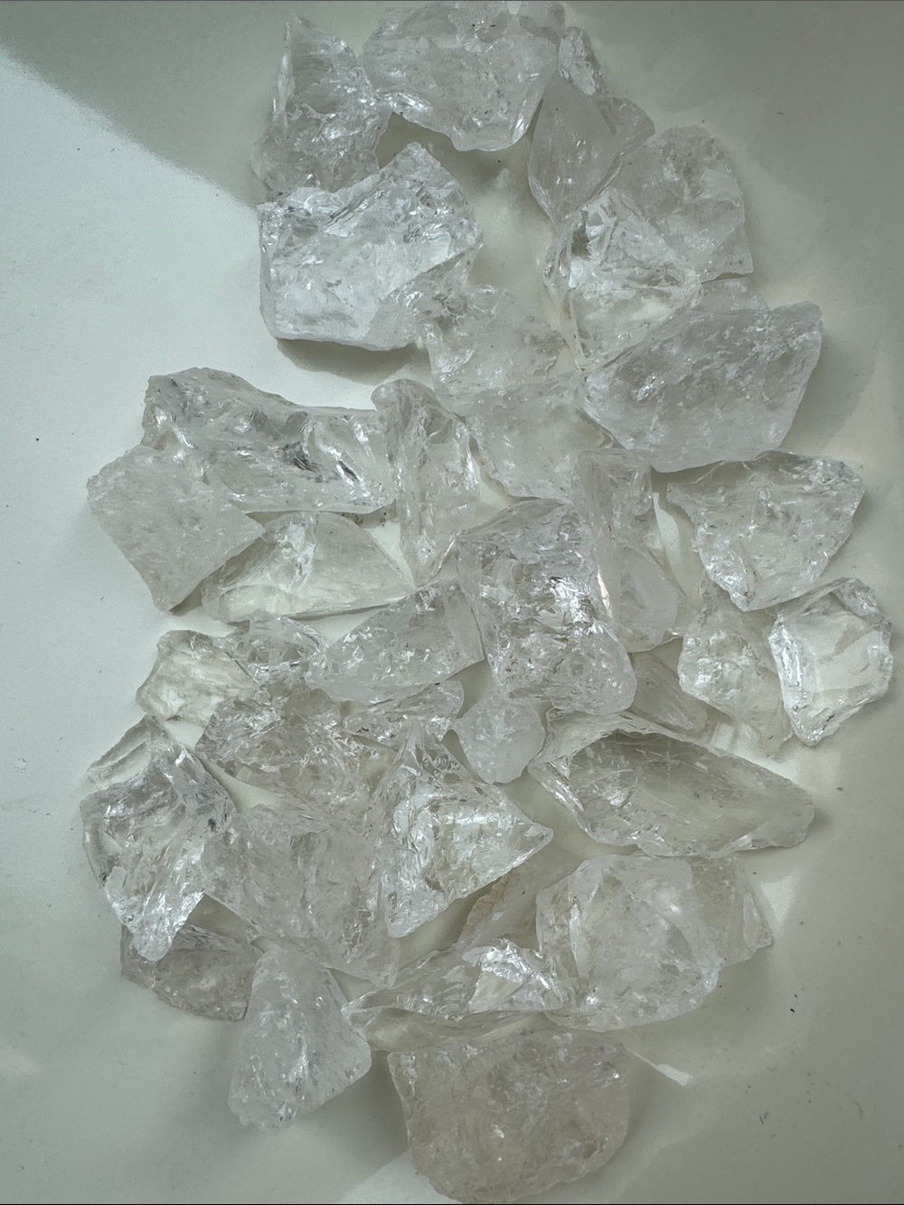Clear Quartz rough cut 13.6oz